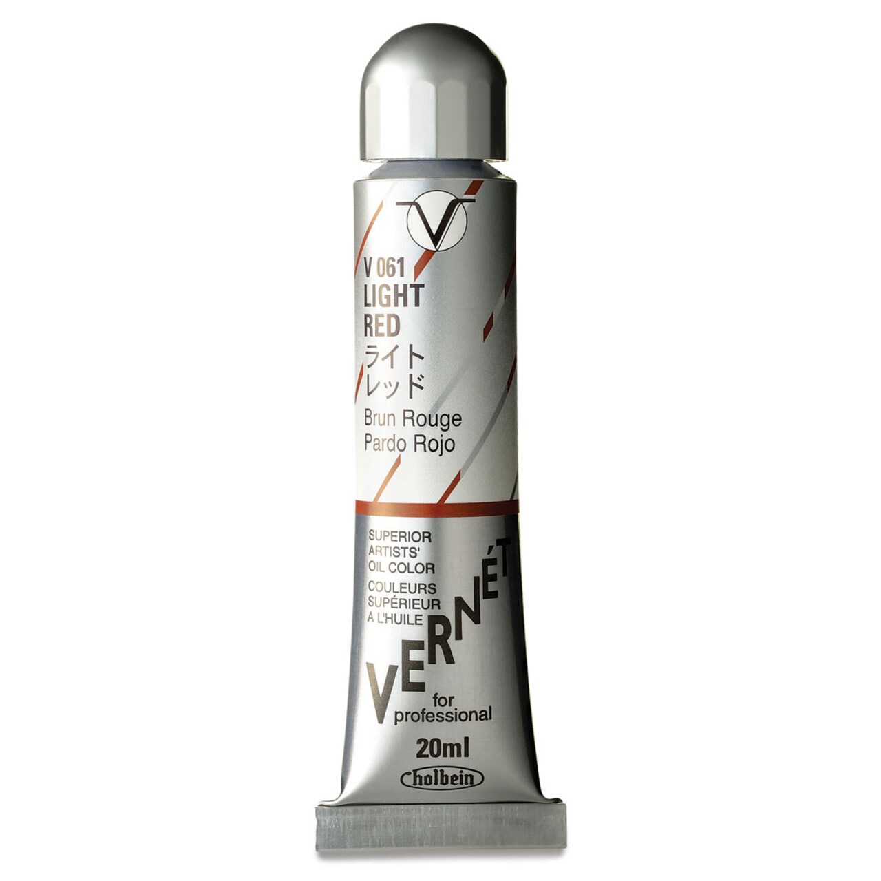 Holbein Vernét Superior Artists' Oil Color - Light Red, 20 ml tube